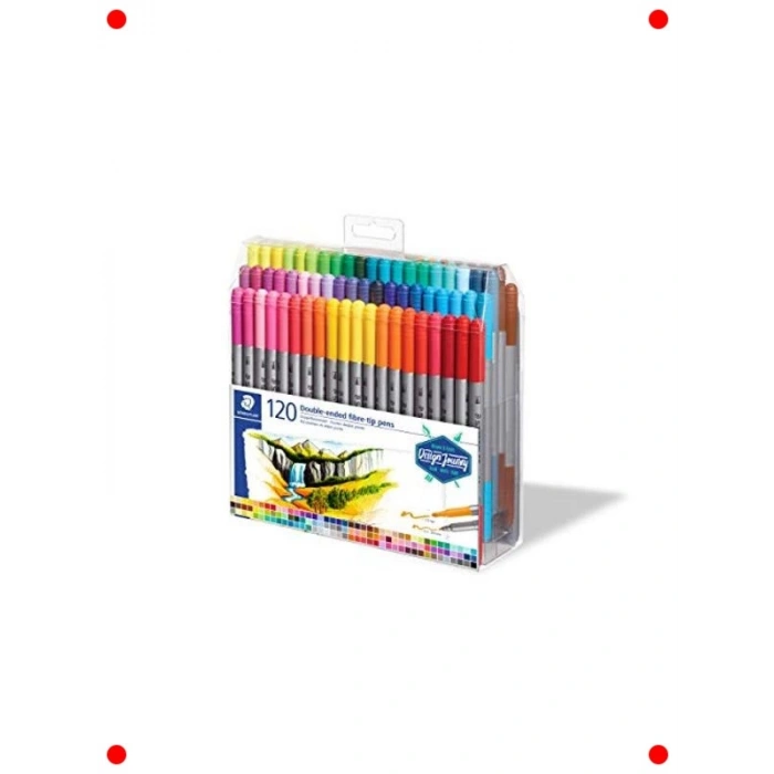 120li Çift Taraflı Sanat Keçeli Kalem Seti