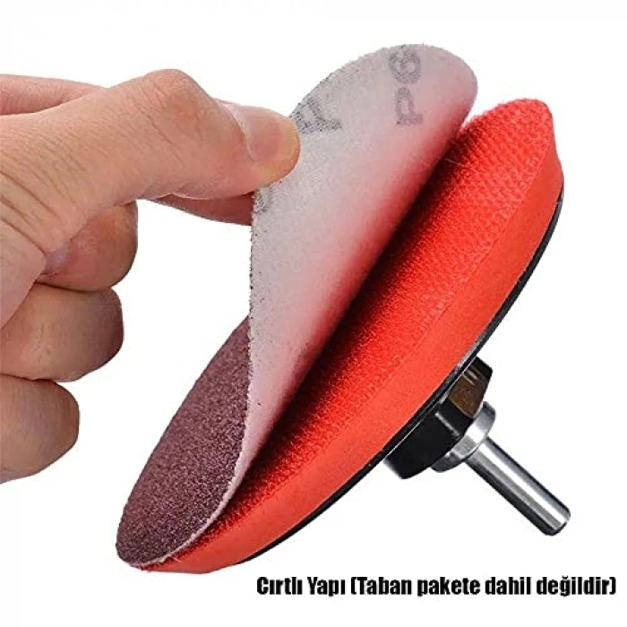 125 mm spiral zımpara, 60 adet karma paket