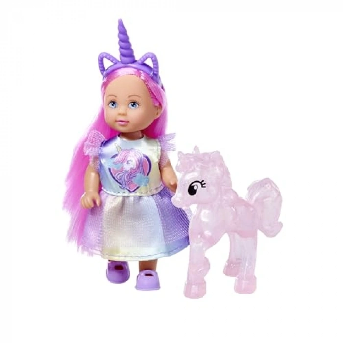 12cm Unicorn Figürü ve Aksesuar Seti - Renkli Eğlence