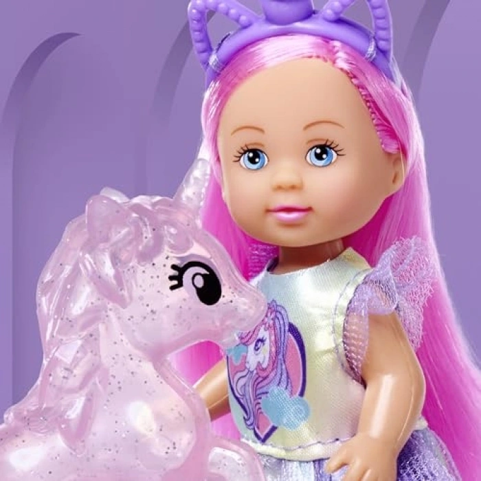 12cm Unicorn Figürü ve Aksesuar Seti - Renkli Eğlence