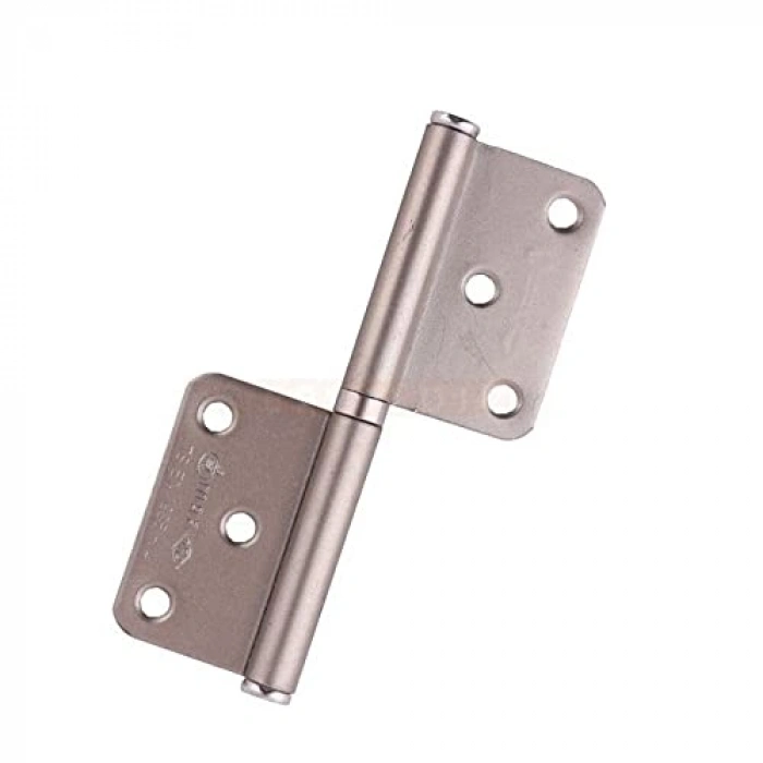 12cm Yönsüz Kapı Menteşesi, Çelik Saten ile Güçlü Montaj