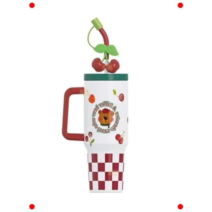 1.2L Sevimli Hayvan Figürlü Çelik Termos Bardak