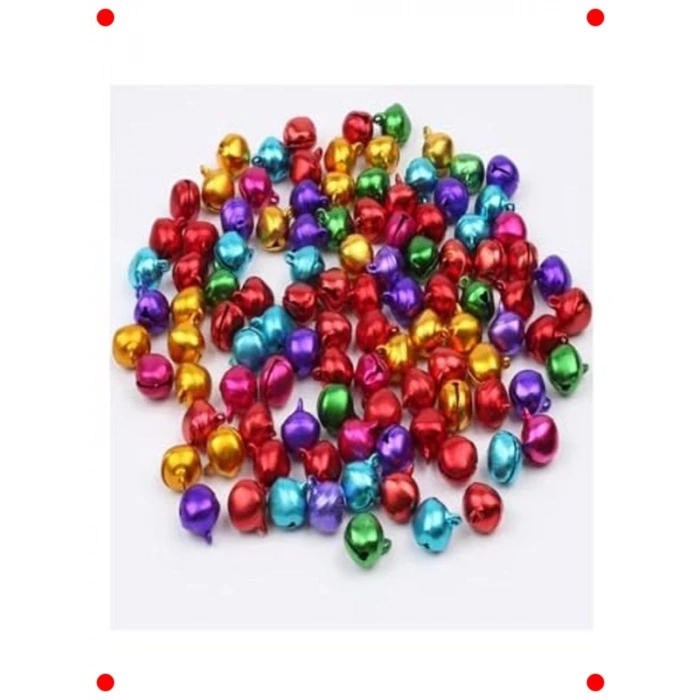 12mm Karışık Renk Kulplu Metal Ziller