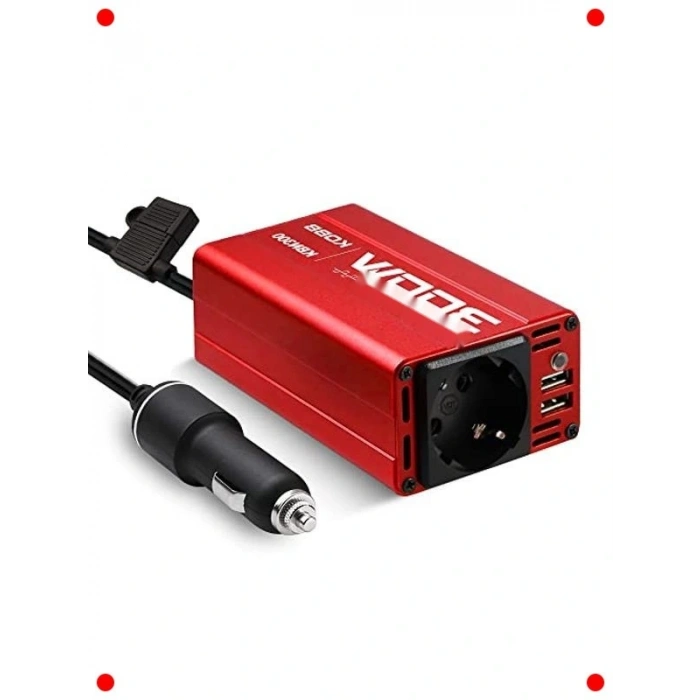 12V/220V 300W Modifiye Sinüs İnvertör Güç Dönüştürücü