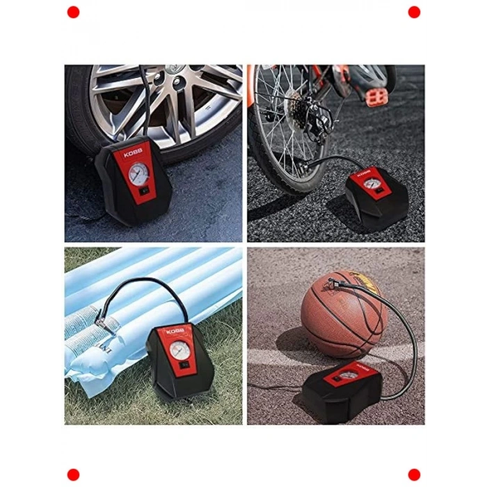 12V Analog Lastik Şişirme Pompası (100 PSI)