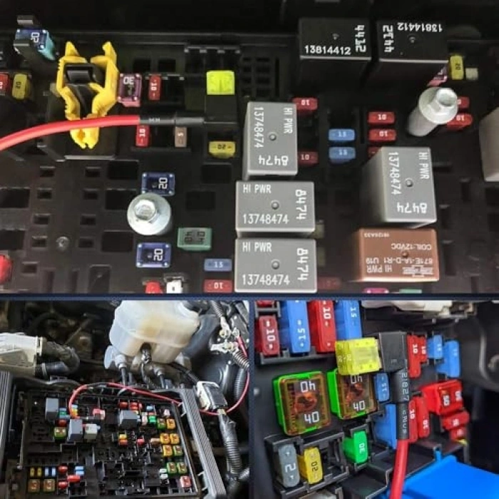 12V Araç Sigorta TAP Seti, 10 Adet Çift Yuvalı Çözüm