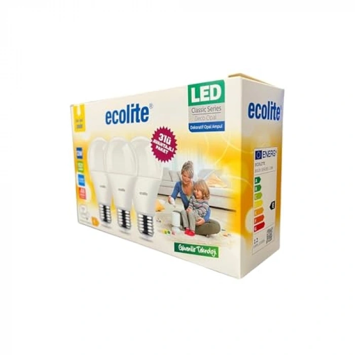 12W LED Ampul, 3lü Paket ile Uzun Süreli Aydınlatma