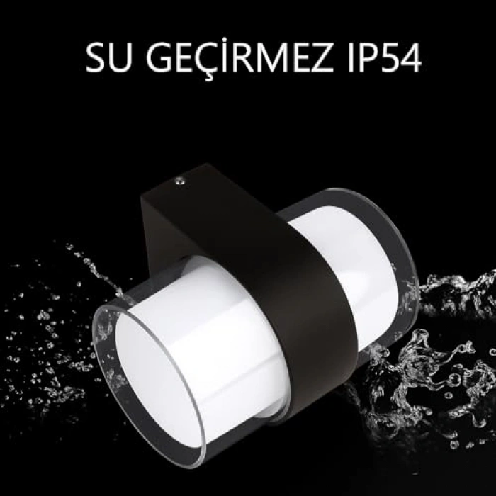 12W Su Geçirmez LED Duvar Aplik, Günışığı Renk
