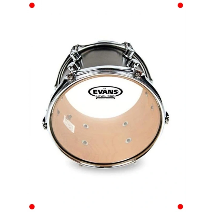 13 İnç Şeffaf G14 Tom/Trampet Derisi