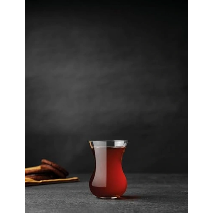 130 cc Çay Bardağı - 6lı Hediyelik Kutu, Şık Sunum