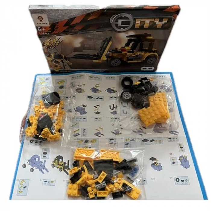 130 Parça Robot Temalı Yapım Oyuncak Seti