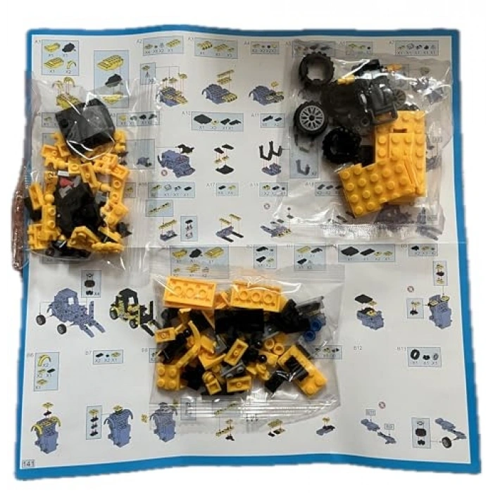 130 Parça Robot Temalı Yapım Oyuncak Seti