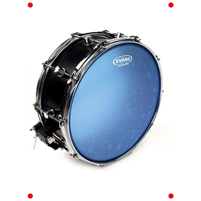 14 İnç Hidrolik Trampet Derisi, Mavi, Dayanıklı