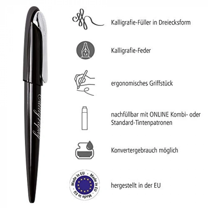 1.4 mm Uçlu Dolma Kalem, Şık Tasarım