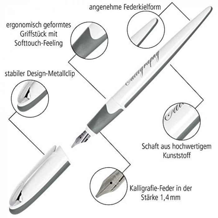 1.4 mm Uçlu Dolma Kalem, Şık Tasarım