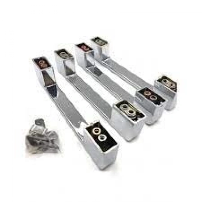 140mm Cam Duşakabin Kulp, 2 Kapaklık Krom Tasarım