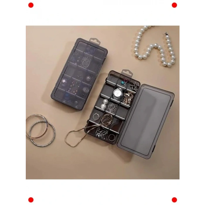 15 Bölmeli Ayarlanabilir Takı Düzenleyici