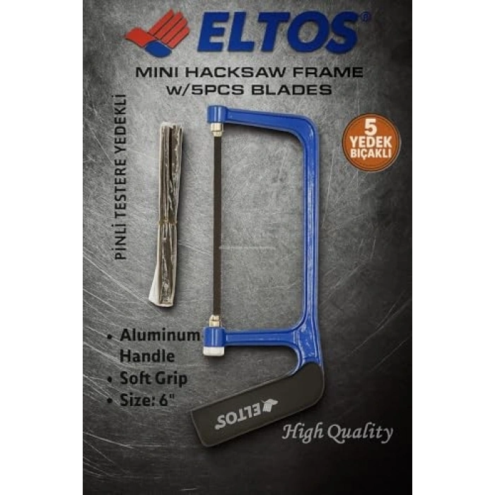 15 cm Pimli Testere Seti, Yedek Bıçaklı ve Ergonomik Tasarım