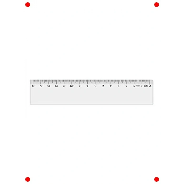 15 cm Şeffaf Ölçüm Cetveli