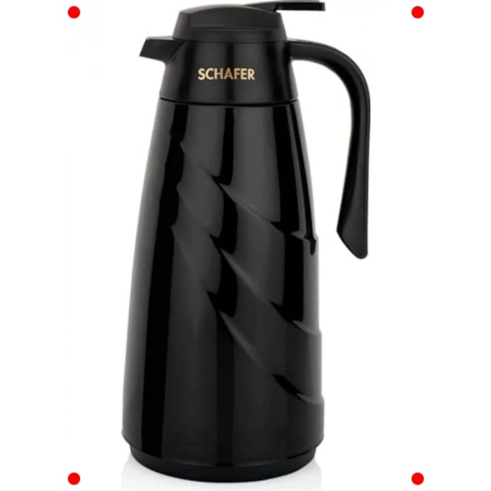 1.5 L Cam Termos - Siyah