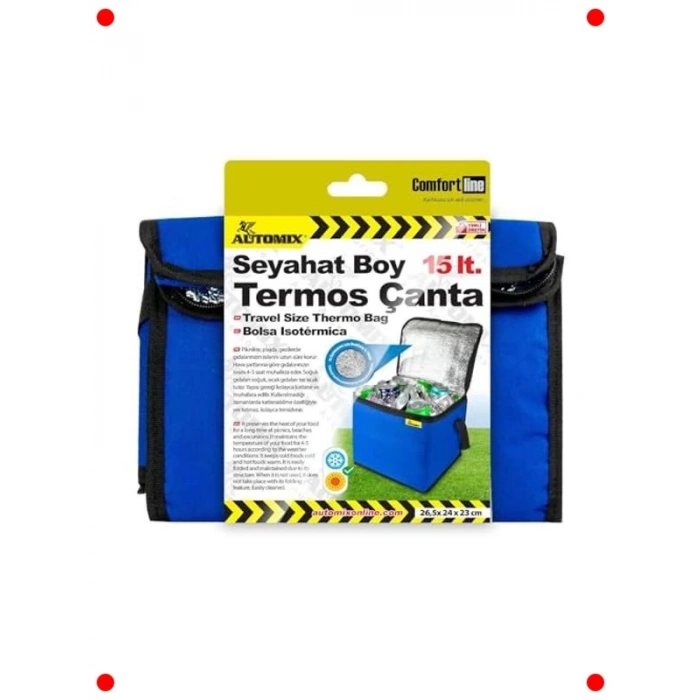 15 Lt Seyahat Termos Çantası - Isı Yalıtımlı