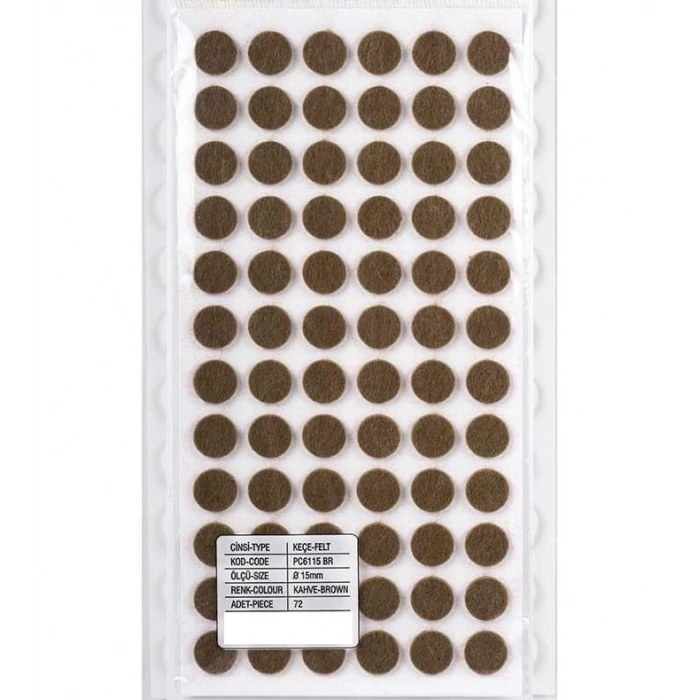 15 mm Kalınlığında Masa-Sandalye Altı Keçe, Dayanıklı