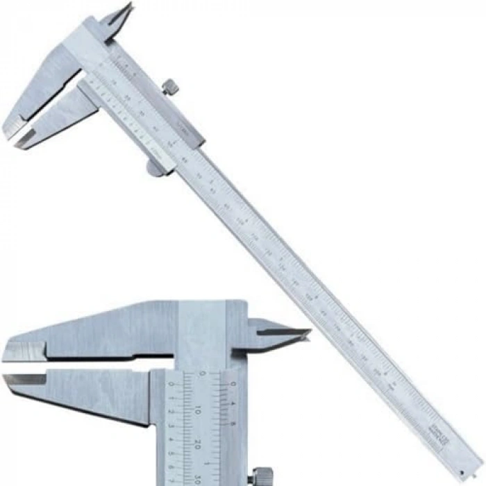 150 mm Paslanmaz Çelik Has Kumpas, İç ve Dış Ölçüm Yapabilen