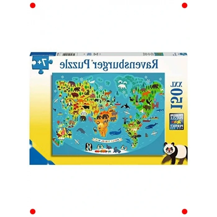 150 Parça Hvanlı Dünya Haritası Yapbozu