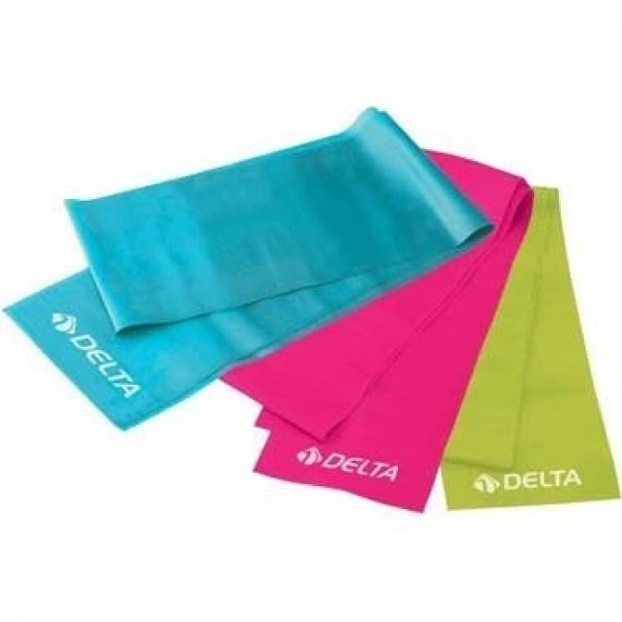 150 x 15 cm Pilates Bandı, 3lü Set ile Evde Egzersiz İmkanı