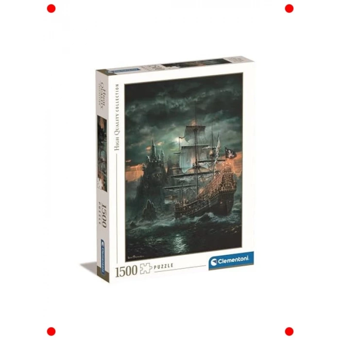 1500 Parça Korsan Gemisi Yetişkin Yapbozu