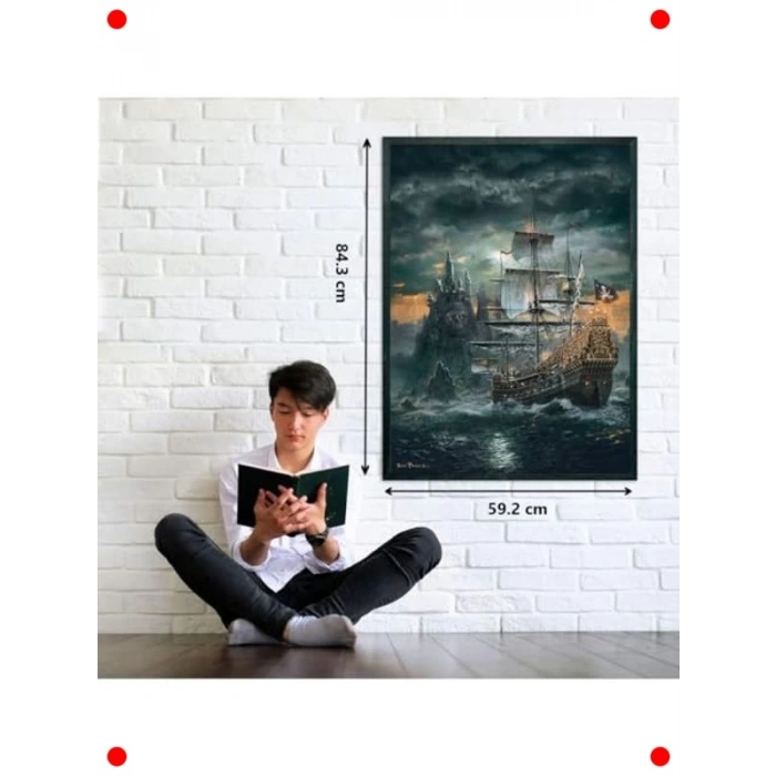 1500 Parça Korsan Gemisi Yetişkin Yapbozu