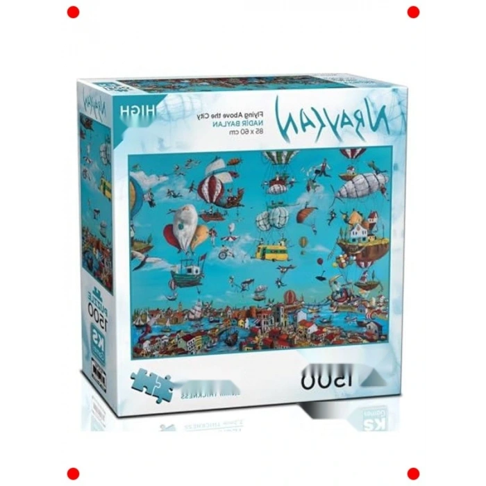 1500 Parça Şehir Üzeri Uçuş Yapbozu