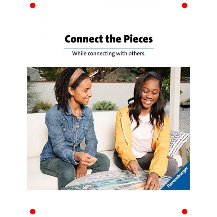 1500 Parça Tarihi Yapı Puzzle - Tac Mahal Manzarası