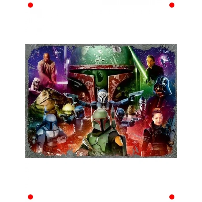 1500 Parça Uzay Destanı Temalı Boba Fett Yapbozu