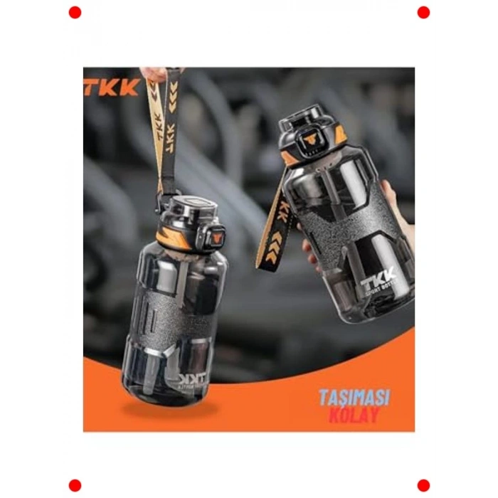 1500ml Pipetli/Pipetsiz Mor Spor Su Matarası