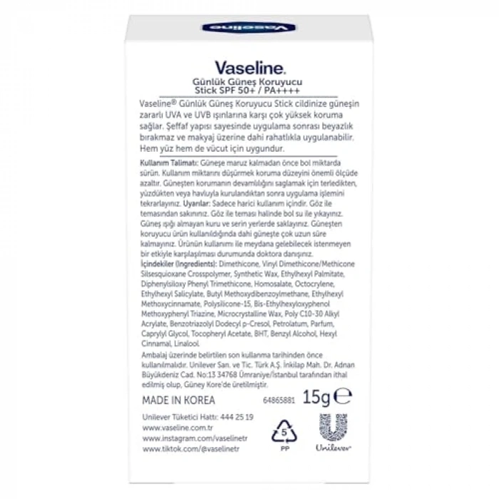 15g Günlük Güneş Koruyucu Stick, SPF 50+