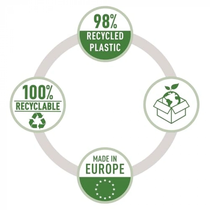 15L kapasiteli siyah çöp kovası, ev ve ofis için kullanışlı