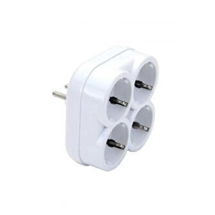16 amper, 250 volt topraklı çoklu priz, 4lü