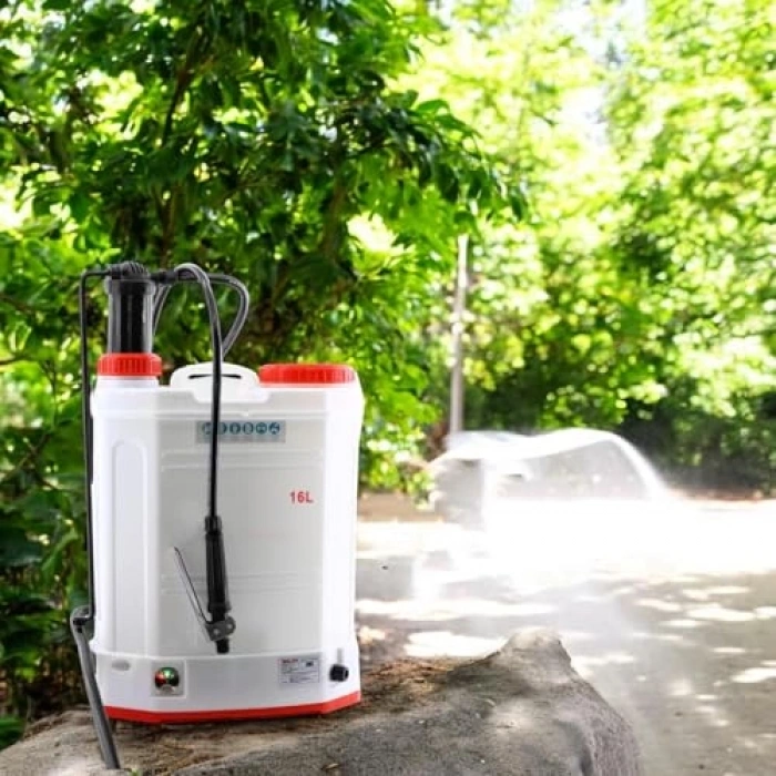16 Lt Kapasiteli Şarjlı Elektrikli ve Manuel İlaçlama Pompası