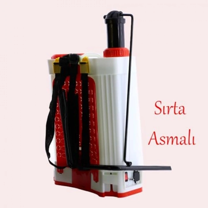 16 Lt Kapasiteli Şarjlı Elektrikli ve Manuel İlaçlama Pompası