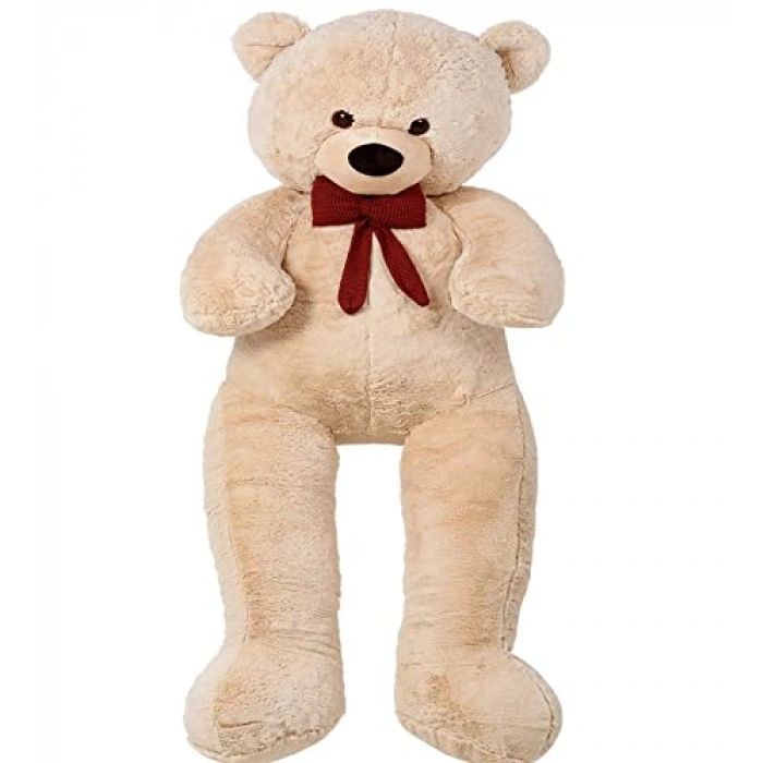 160 cm Uzunluğunda Bej Renk Peluş Ayı Hediye Seçeneği