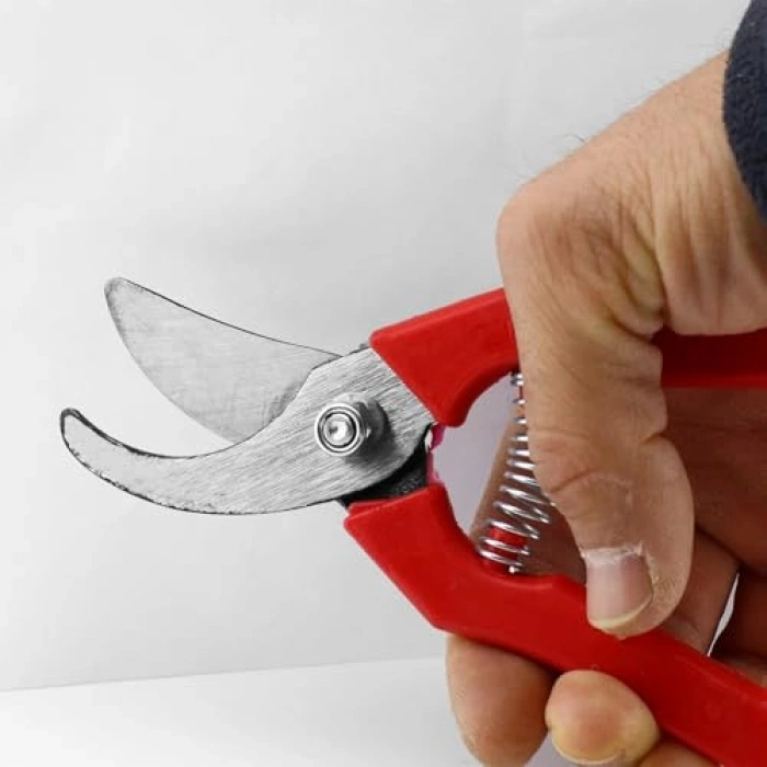 18 cm bahçe makası, çiçek ve bitki budama için pratik alet