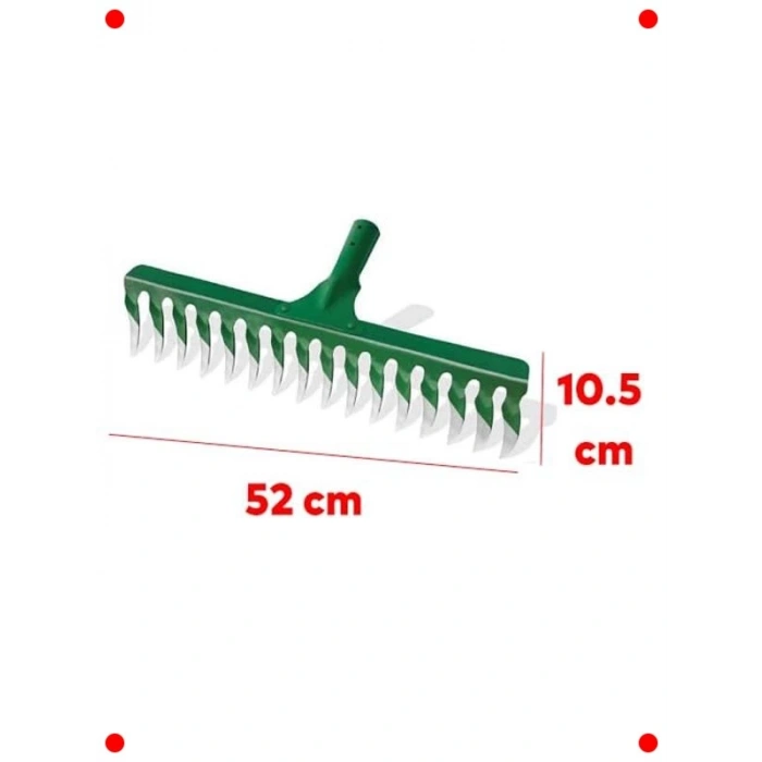 18 Dişli Çok Amaçlı Metal Bahçe Tırmığı