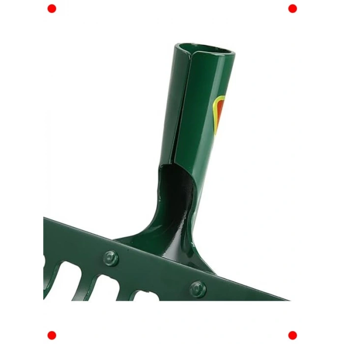 18 Dişli Çok Amaçlı Metal Bahçe Tırmığı