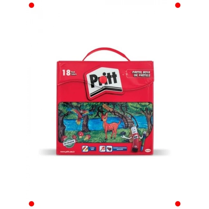 18li Pastel Boya Seti Çantalı Ambalajda