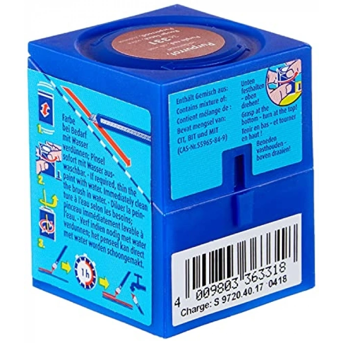 18 Ml Mor Kırmızı Su Bazlı Maket Boyası