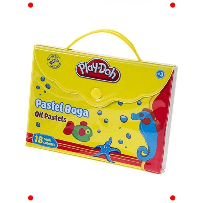 18 Renk Pastel Boya Seti ve Çantası