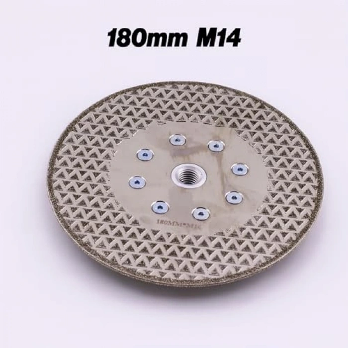 180 mm Çift Taraflı Elmas Kesme Disk, Mermer Taşlama için