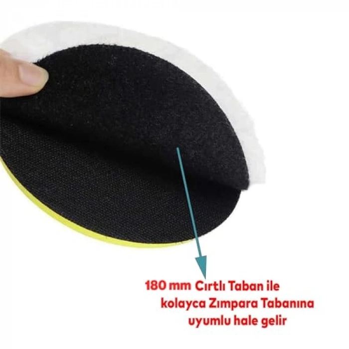 Ø 180 mm Yün Ped, Pasta Cila Polisaj Süngeri