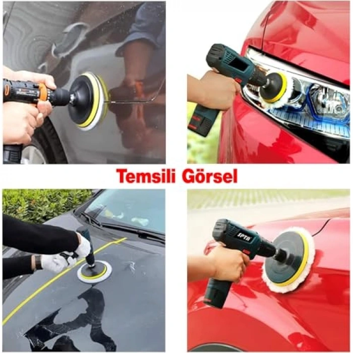 Ø 180 mm Yün Ped, Pasta Cila Polisaj Süngeri